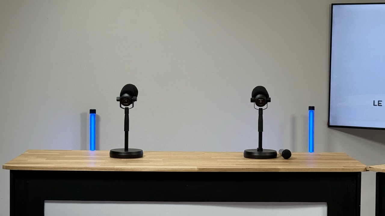 Micros du studio podcast